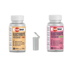 SaltStick FASTCHEWS Peach flavor tube for rapid electrolyte replenishment during workouts.