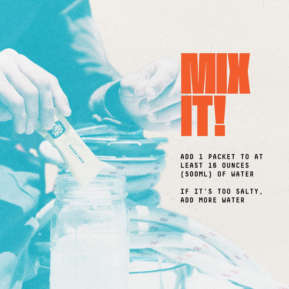 Scoop with SALTT Cocoa flavor and packets