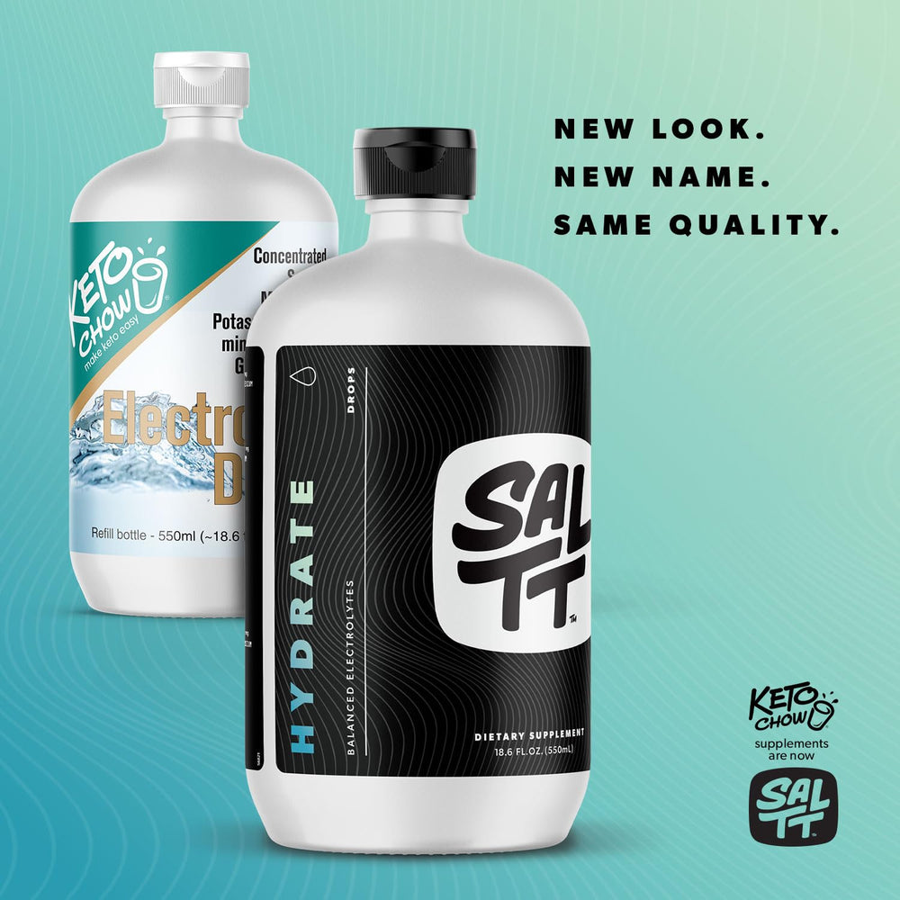 SALTT Hydrate electrolyte drops 4 oz dropper bottle
