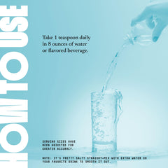 Keto-friendly electrolyte drops for diet use