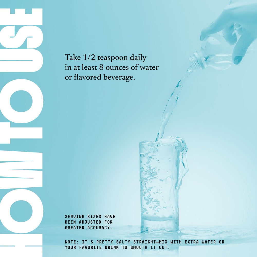 Close-up of SALTT Relax Magnesium Drops label