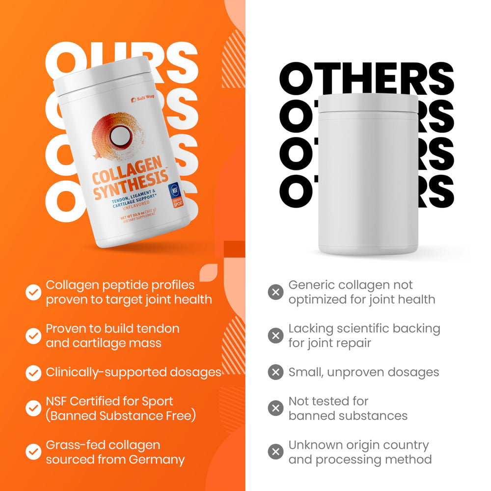 Usage ideas: mixing SaltWrap Collagen Synthesis into beverages and foods