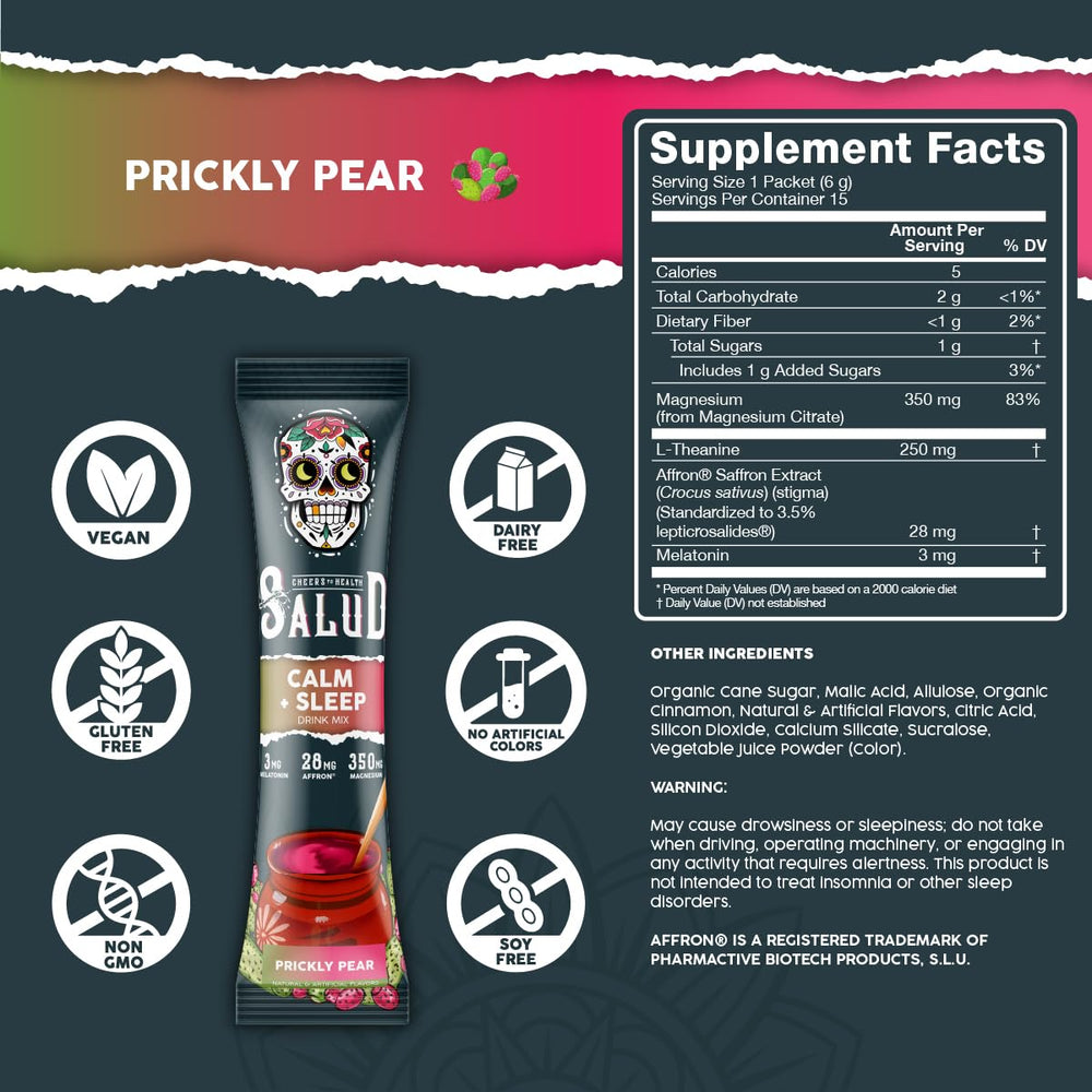 Salud prickly pear sleep aid sticks pack