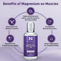 Salviv magnesium oil placed on gym towel illustrating post-workout convenience