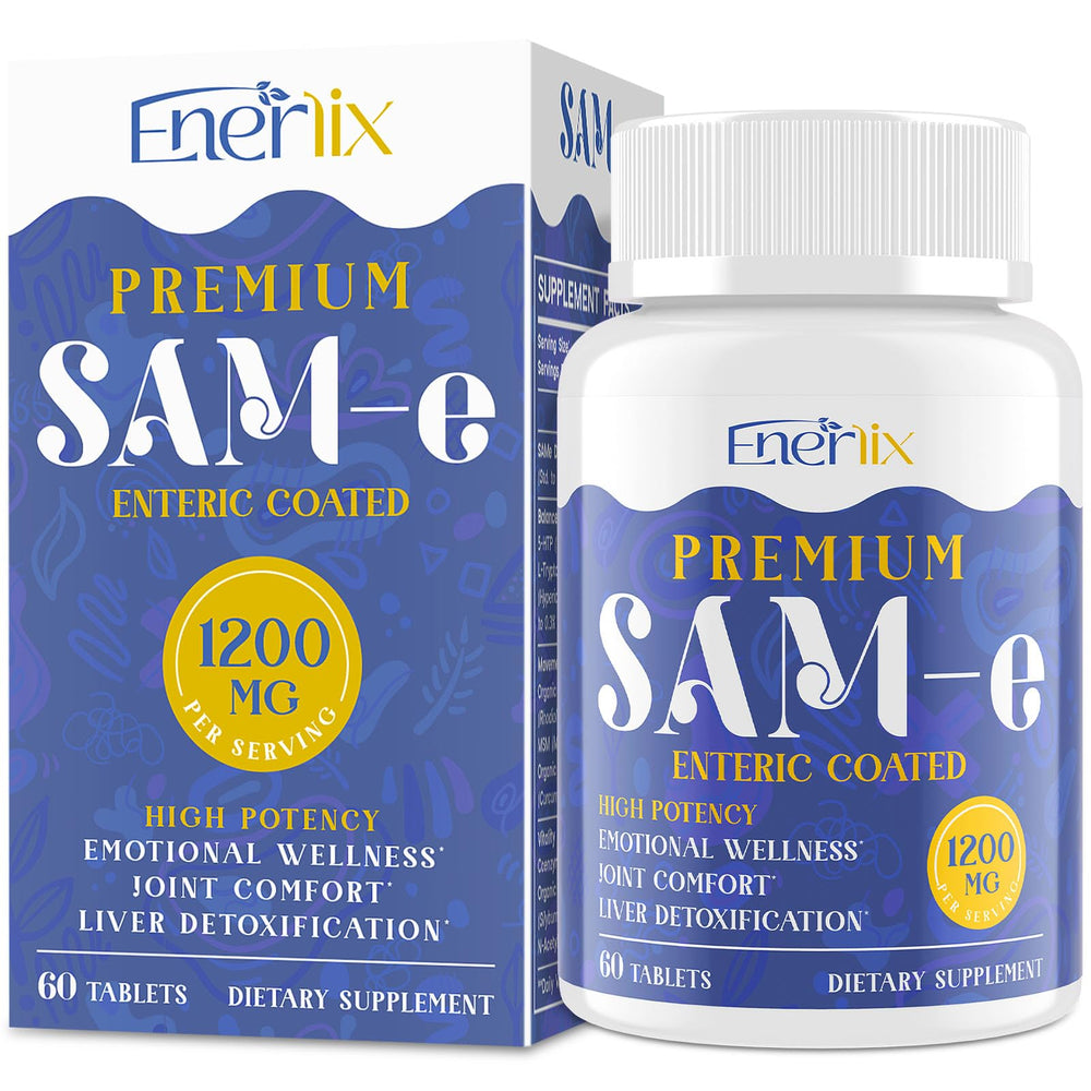 Enerlix 1200 mg SAM-e tablets - front view