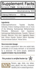 SAM-e 400mg enteric-coated caplets for mood and joint support