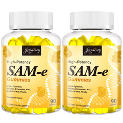 SAM-e Gummies Pineapple flavor bottle front