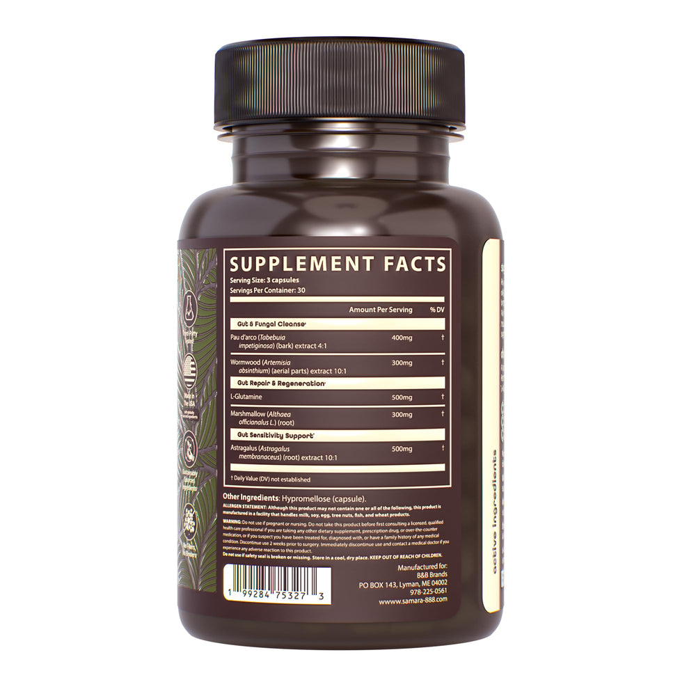 USA-made in a cGMP facility – Samara 888 packaging