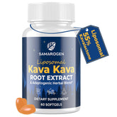 Samarogen Kava Kava Capsules bottle with 60 softgels