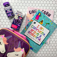 Sambucol Black Elderberry Syrup for Kids bottle on a table