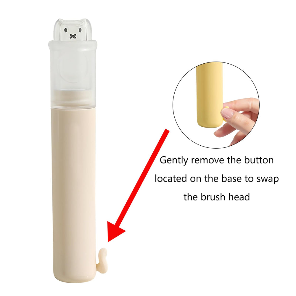 Toothpaste container with removable cap