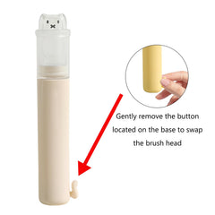Toothpaste container with removable cap