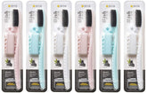 Samjung Wangta Soft Toothbrush with Charcoal – 6 Pack, Pink handle