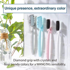 Diamond grip with crystals in five colors