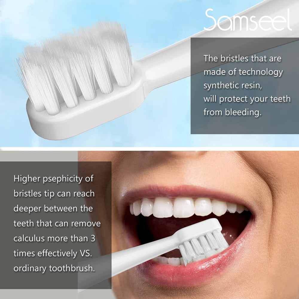High-density bristles for sensitive teeth