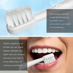 High-density bristles for sensitive teeth