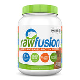 SAN Rawfusion natural chocolate powder jar for clean vegan nutrition anytime