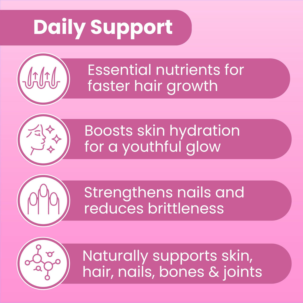 Collagen pills in a small dish