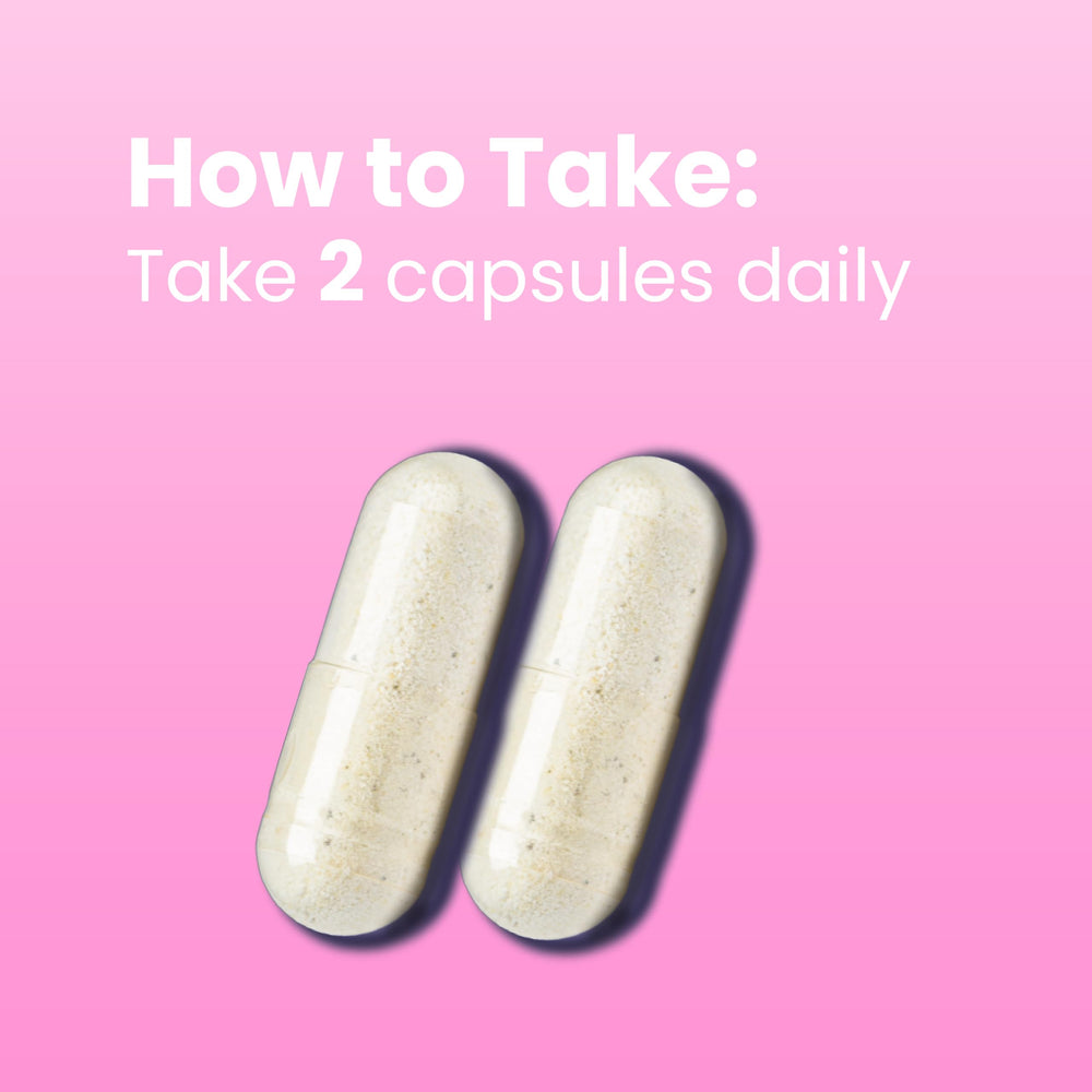 Ingredients list showing collagen peptides, biotin, vitamin C