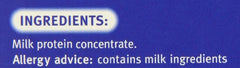 Sanatogen High Protein Powder dispensing scoop enables measured servings.