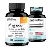 Sandhu Magnesium Glycinate Lysinate capsules bottle