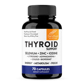 Bottle of Sandhu's Thyroid Support Complex with Selenium, Zinc, Iodine, L-Tyrosine and Ashwagandha
