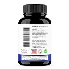 Product label with ingredients and supplement facts