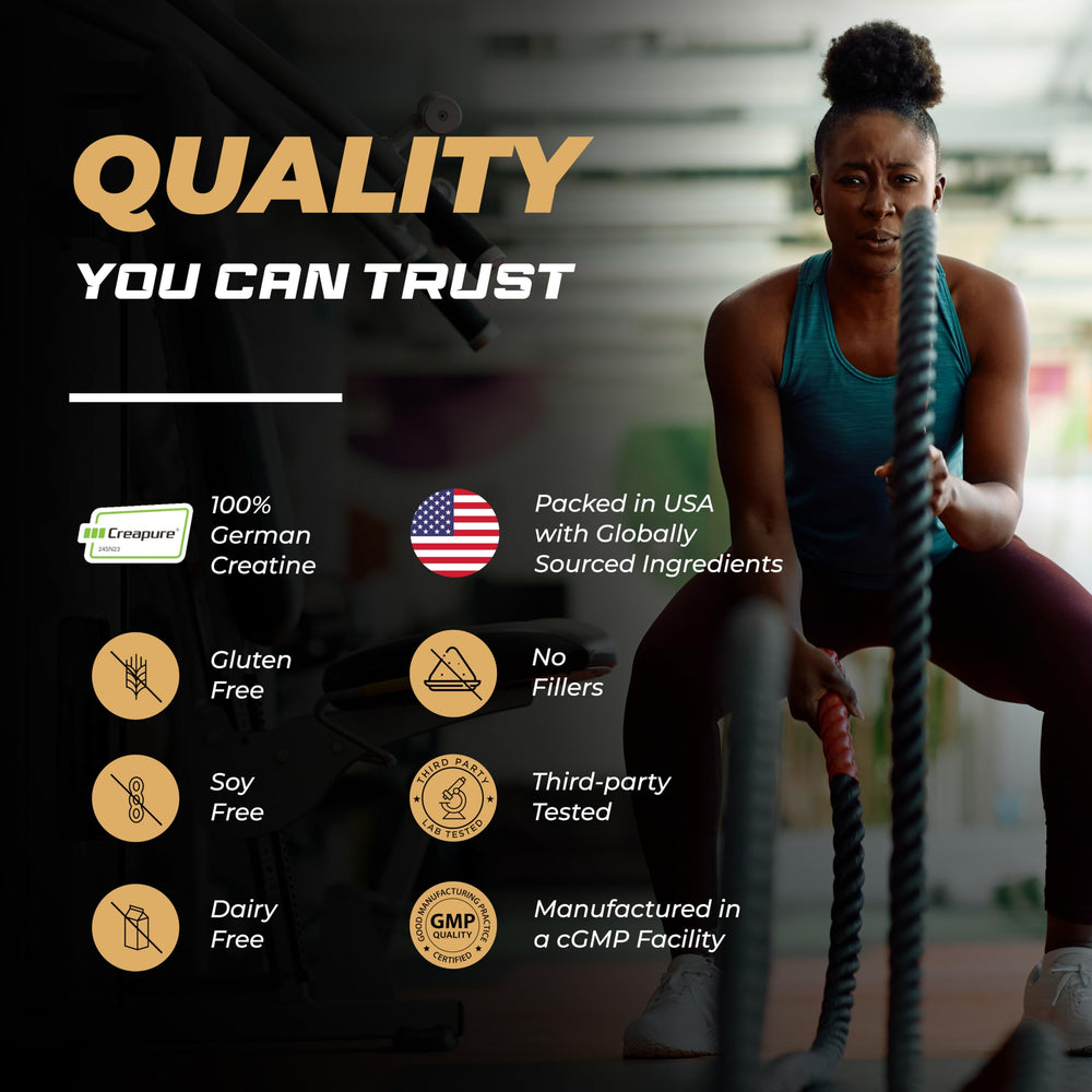 Unflavored creatine powder dissolving in liquid