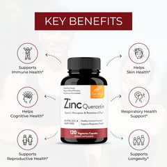 Zinc Quercetin capsules close-up