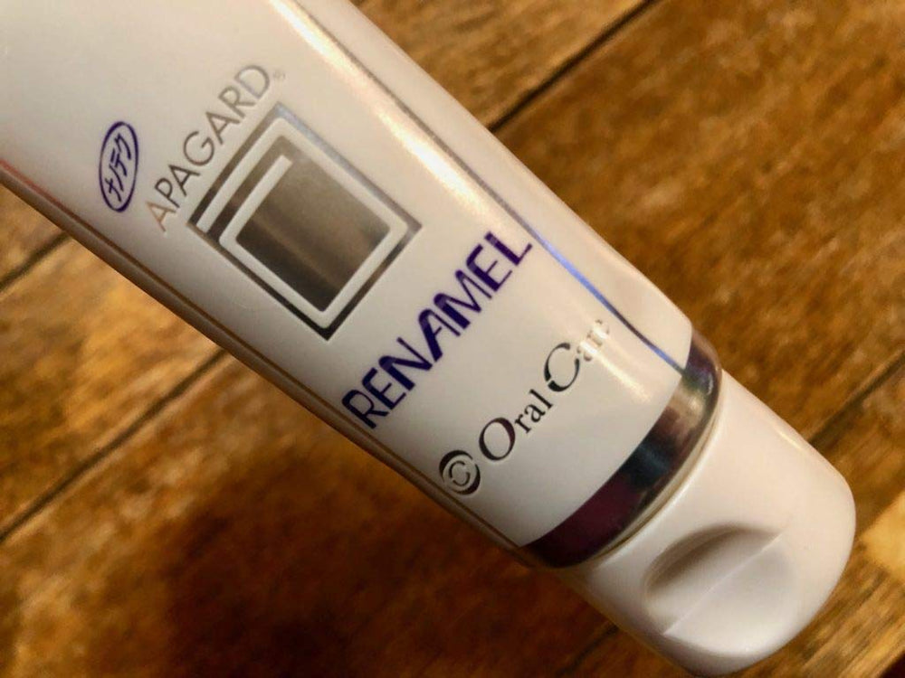 Apagard Renamel 120g toothpaste packaging and tube