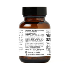 Nutrition facts and ingredients on label