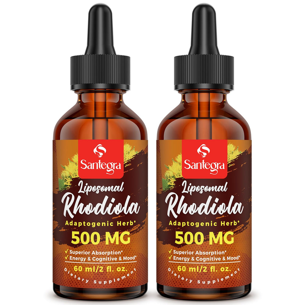 Santegra Rhodiola Rosea liposomal liquid drops bottle