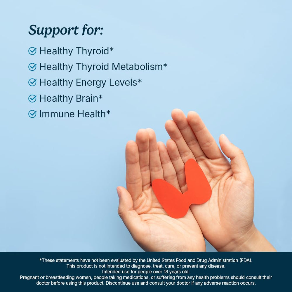 Close-up of vitamins and minerals in Santo Remedio Thyroid Plus