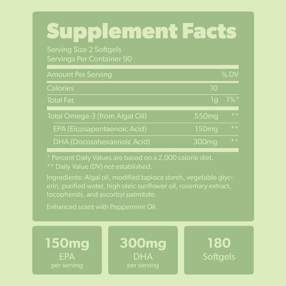 Algae grown in the United States