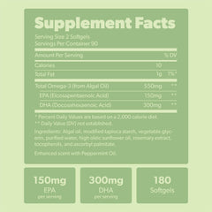 Algae grown in the United States