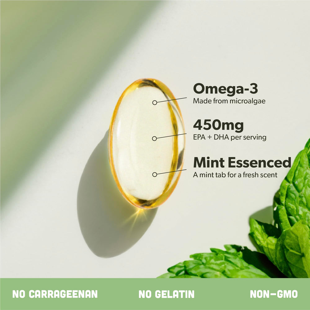 Peppermint oil scented pack included in the bottle