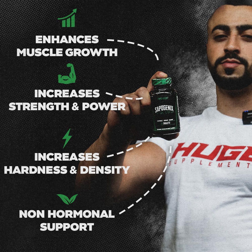 Sapogenix high-potency extract capsules demonstrate potent muscle-supporting potential and easy daily use