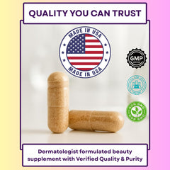 Graphic for hair growth and nail strength