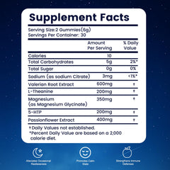 Satnkemi Sleep Gummies jar with star-shaped gummies and label