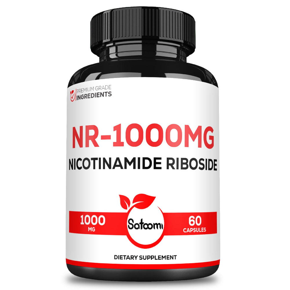 Satoomi NAD Nicotinamide Riboside NR 1000mg bottle - front view