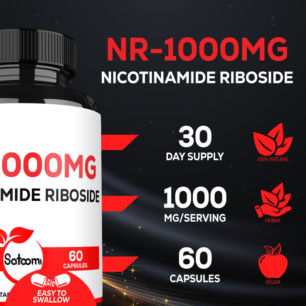 Full 60 capsules per bottle of NR 1000mg