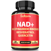 Satoomi NAD NR supplement bottle on white background