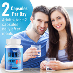 SatorSeed kidney-support label shows 600 mg Niacinamide and 300 mg Chitosan Oligosaccharides.