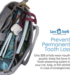 Compact TSA-compliant kit in a first aid bag