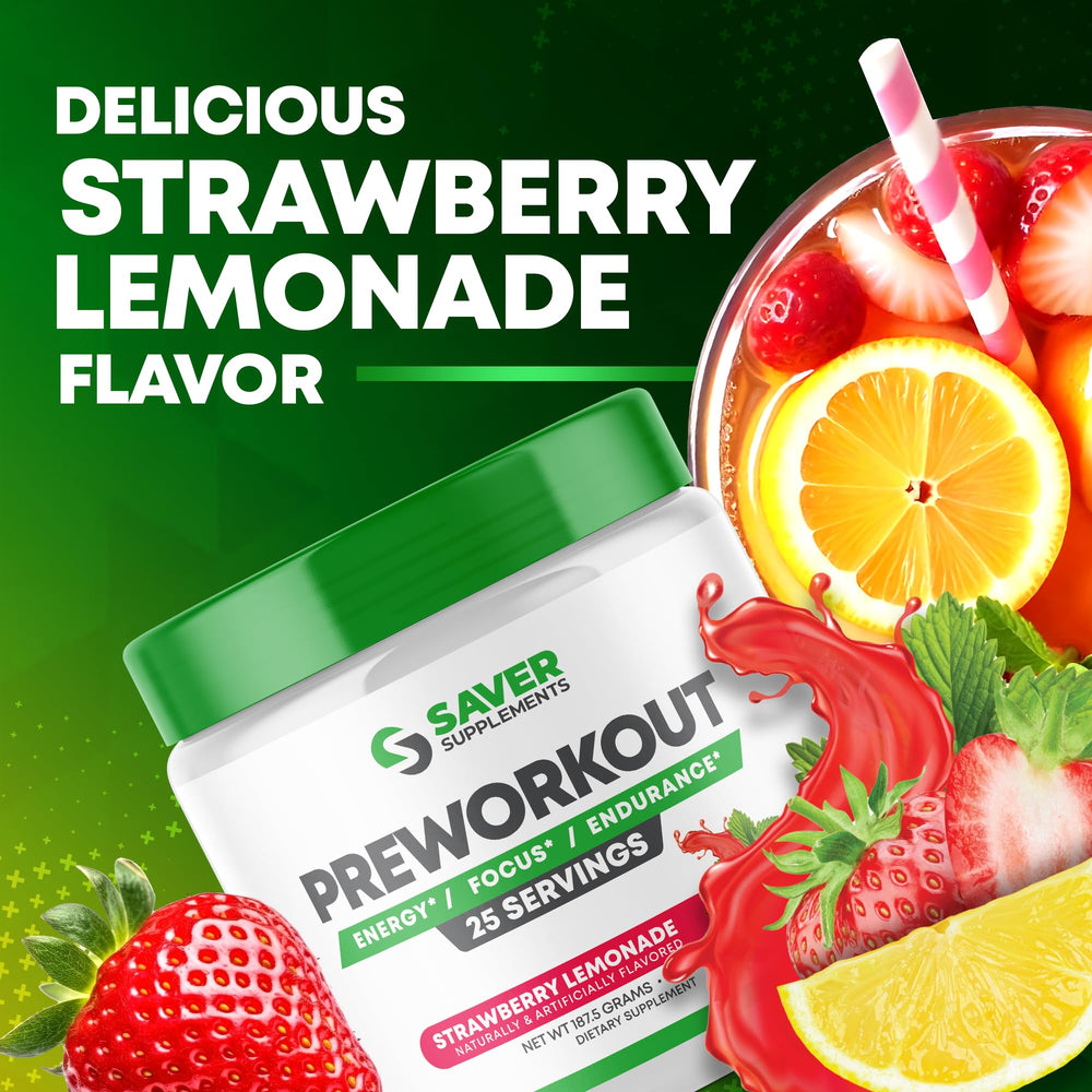 Saver Supplements pre-workout ingredients beta-alanine creatine close-up