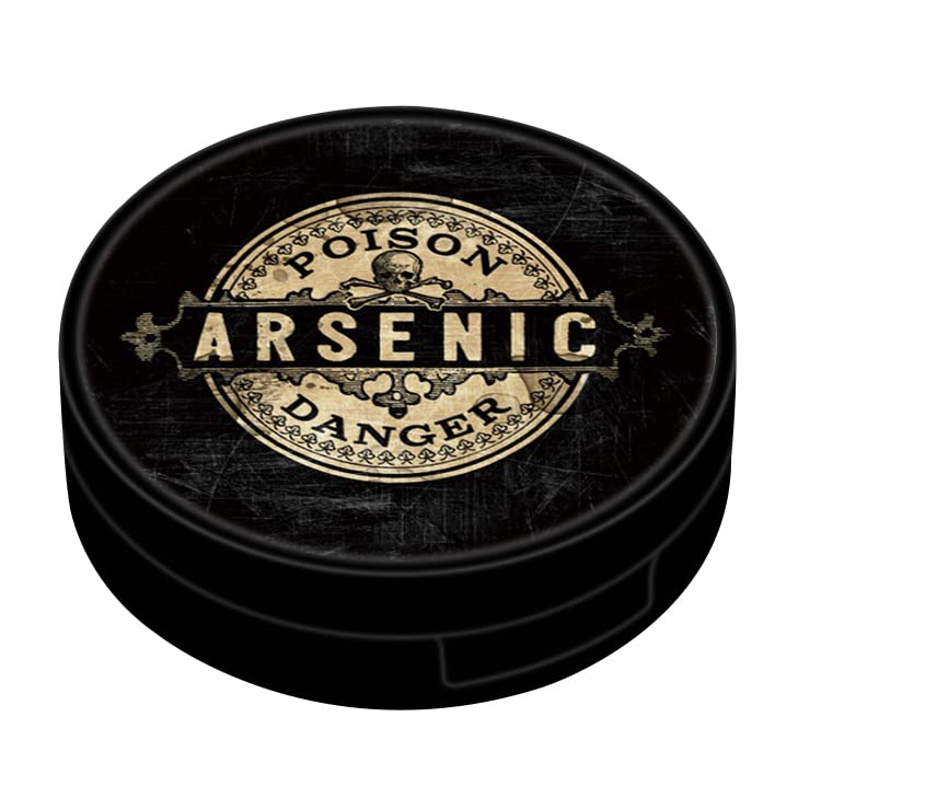Savosang Arsenic Contact Case with Mirror and Tweezers - front view