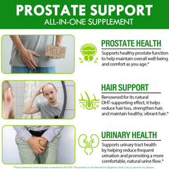 Diagram illustrating prostate health and hormonal balance