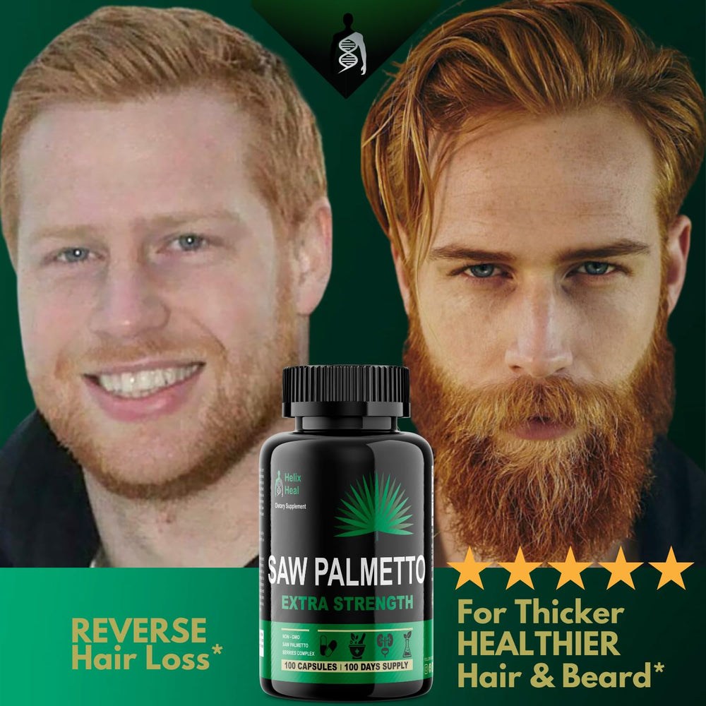 Saw Palmetto for Men promoting hair growth
