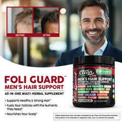 Saw palmetto hair supplement for men