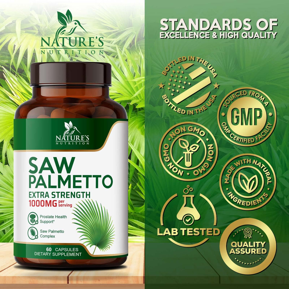 Saw Palmetto berry herbal extract close-up
